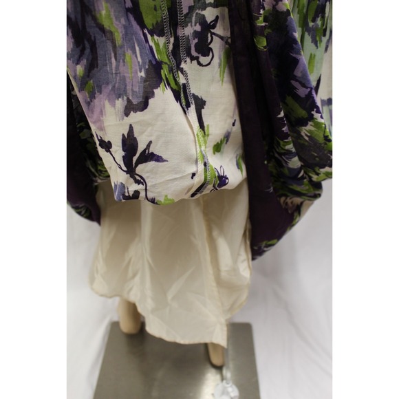 Coldwater Creek Womens Maxi Dress 4 Floral Sleeveless Party Cocktail Watercolor - Picture 10 of 11